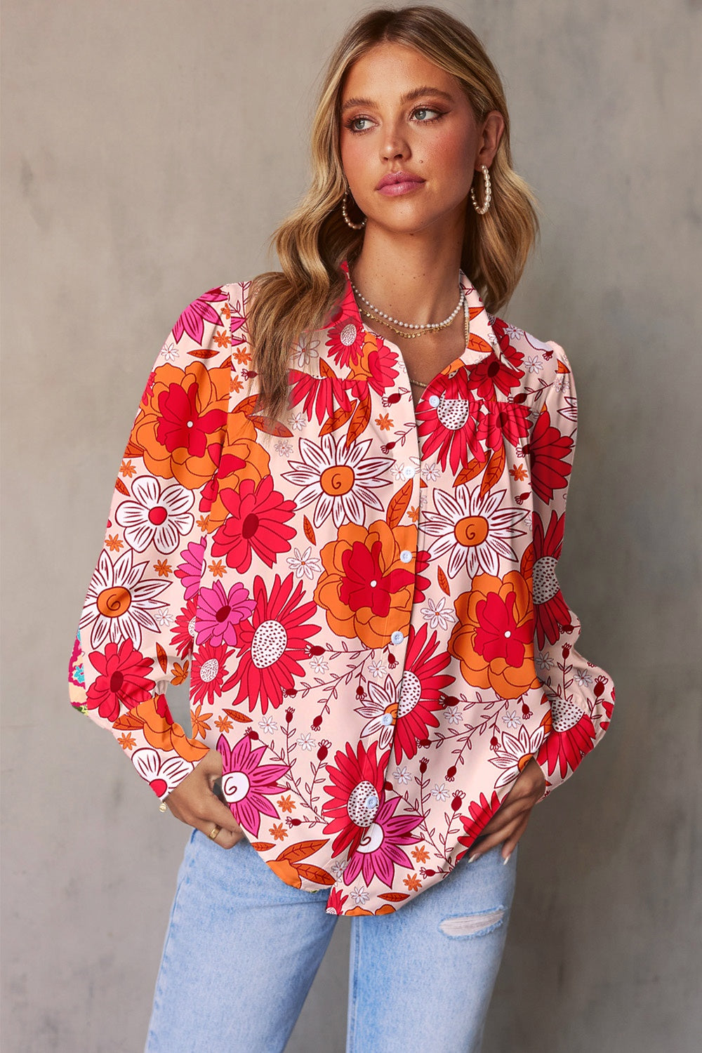 Fiona Floral Long Sleeve Shirt