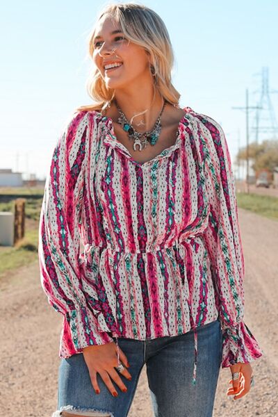 Leana Western Blouse