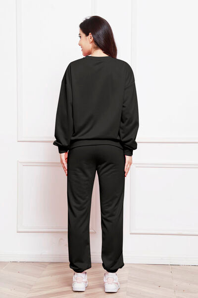 Gina Long Sleeve Sweatshirt and Pants Set