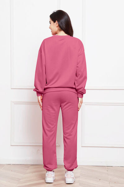 Gina Long Sleeve Sweatshirt and Pants Set