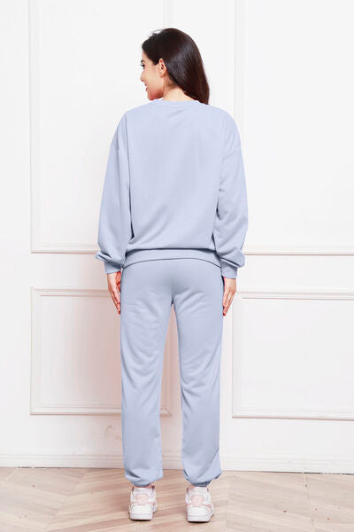 Gina Long Sleeve Sweatshirt and Pants Set