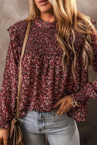 Riley Ruffle Floral Blouse